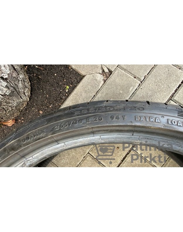 Padangos 265/30 R20 Pirelli P zero 2020-2023 metų ±6mm Naudotos 2 vnt. komplekte 3