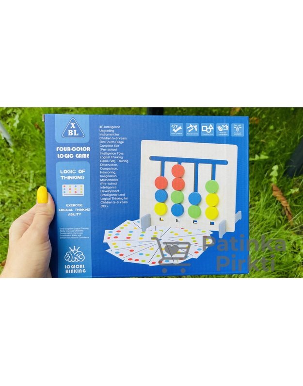Medinis edukacinis žaislas Spalvos ir vaisiai, Montessori