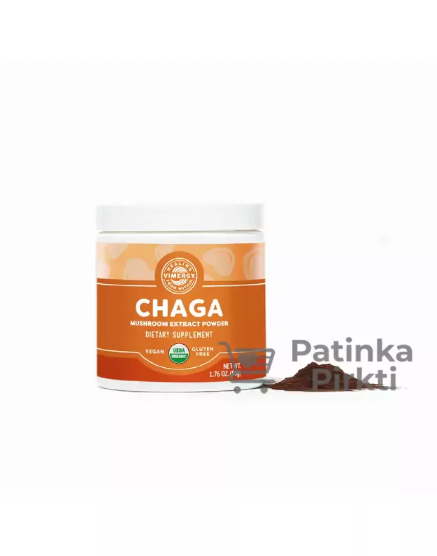 Chaga milteliai (JAV), Vimergy, 50g