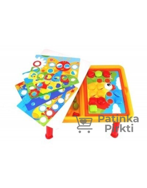 Konstruktorius stalas su mozaika Technok 43 cm