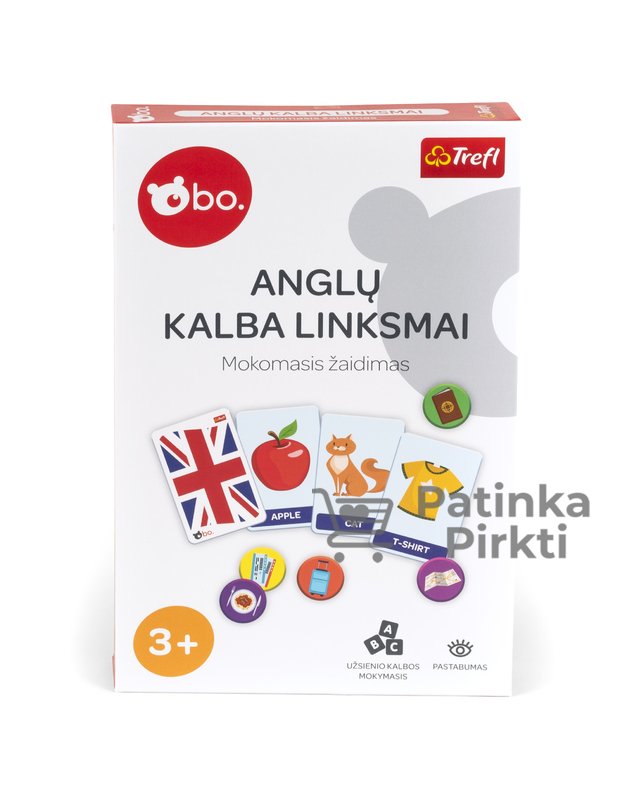 Mokomasis žaidimas „Anglų kalba linksmai“, lietuvių k. Trefl