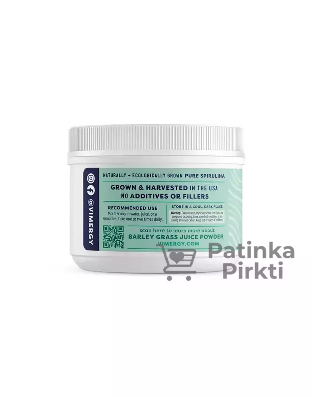 Spirulina milteliai (JAV), Vimergy, 135g 1