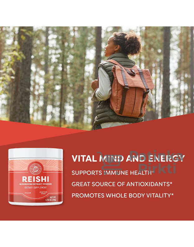 Reishi milteliai (JAV), Vimergy, 50g 1