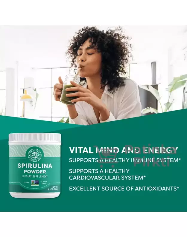 Spirulina milteliai (JAV), Vimergy, 250g 2
