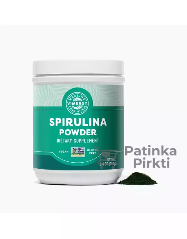 Spirulina milteliai (JAV), Vimergy, 250g