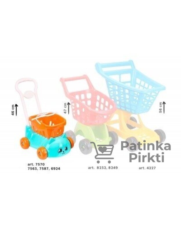 Prekybinis vėžimėlis Katinas 46 cm Technok