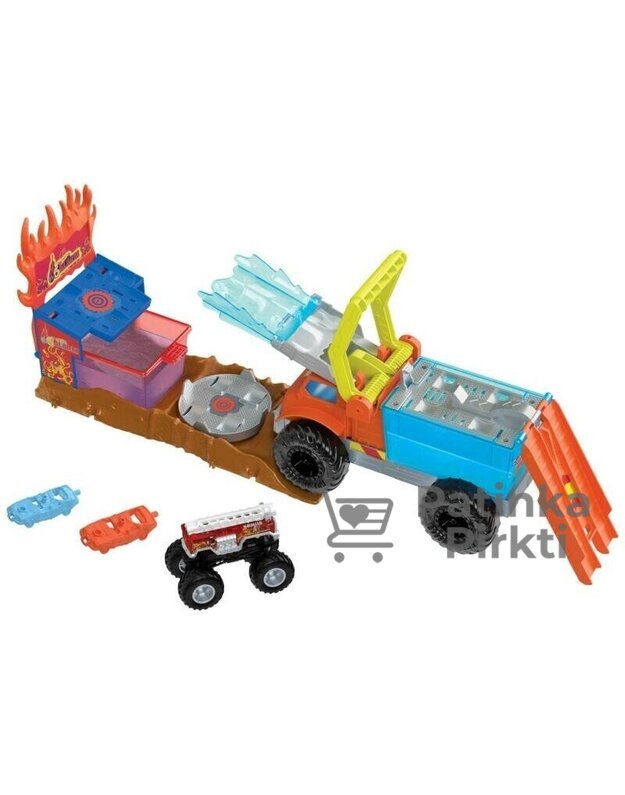Hot Wheels Monster Truck Automoblių paleidimo arena