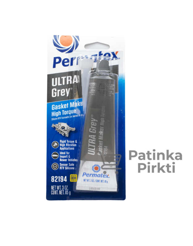 Sandariklis silikoninis Permatex Ultra Grey 85g