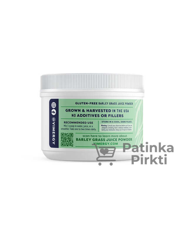 Miežių daigų sulčių milteliai (JAV), Vimergy, 120g 2