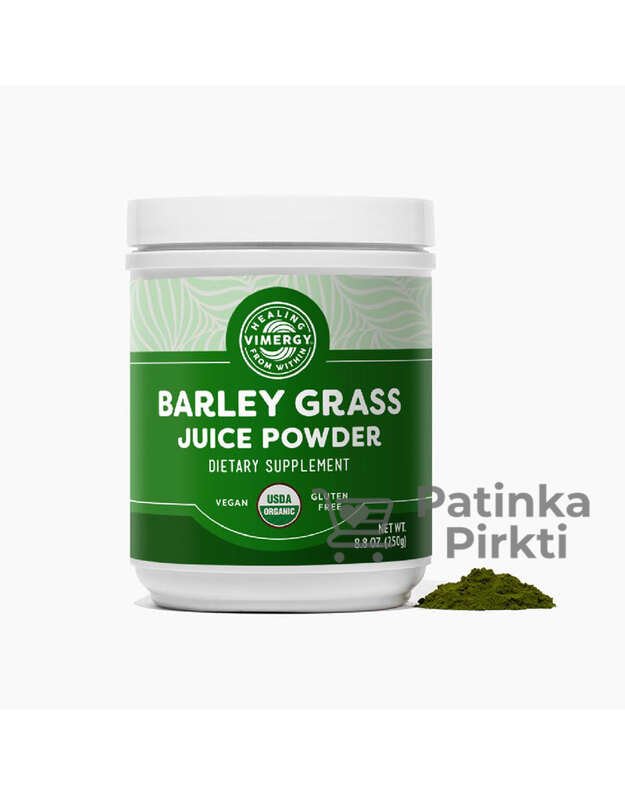 Miežių daigų sulčių milteliai (JAV), Vimergy, 250g
