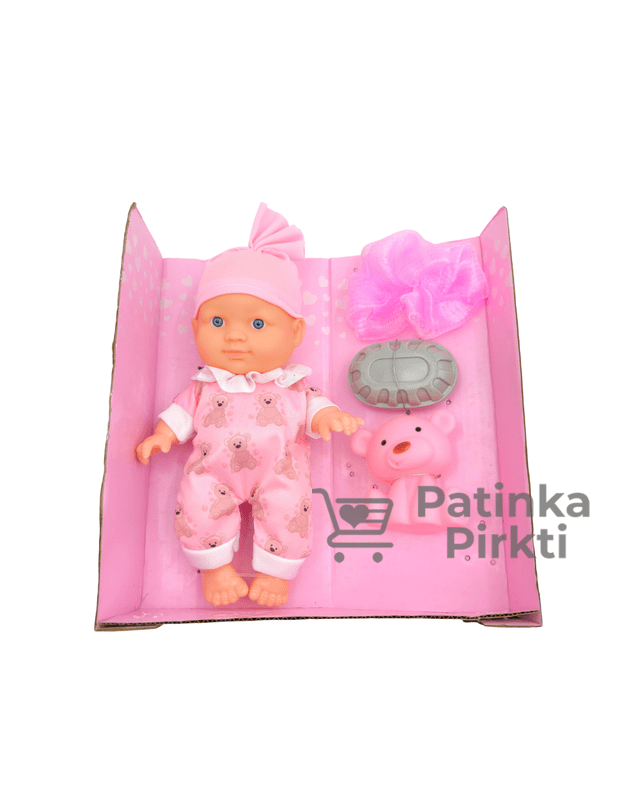 Kūdikis lėlė su aksesuarais 20 cm