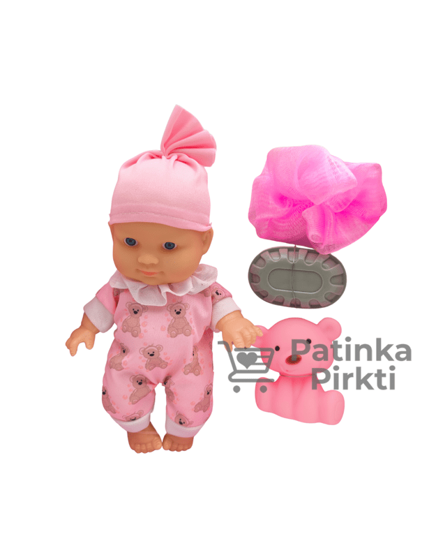 Kūdikis lėlė su aksesuarais 20 cm