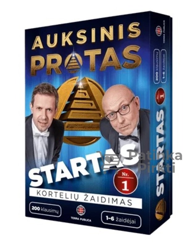 Stalo žaidimas Auksinis protas. Startas Nr. 1
