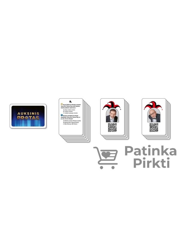 Stalo žaidimas Auksinis protas. Startas Nr. 1