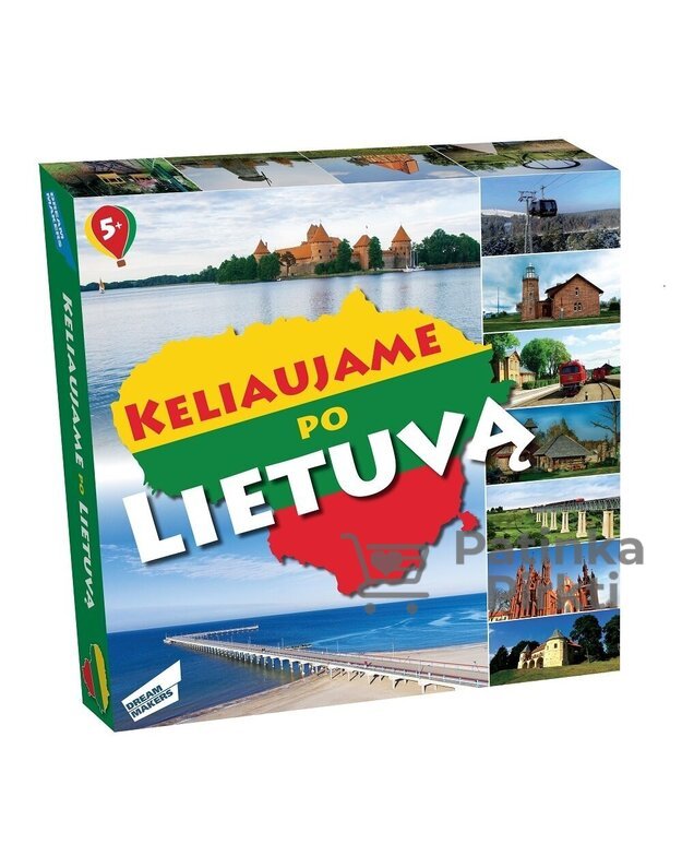 Stalo žaidimas Keliaujame po Lietuvą