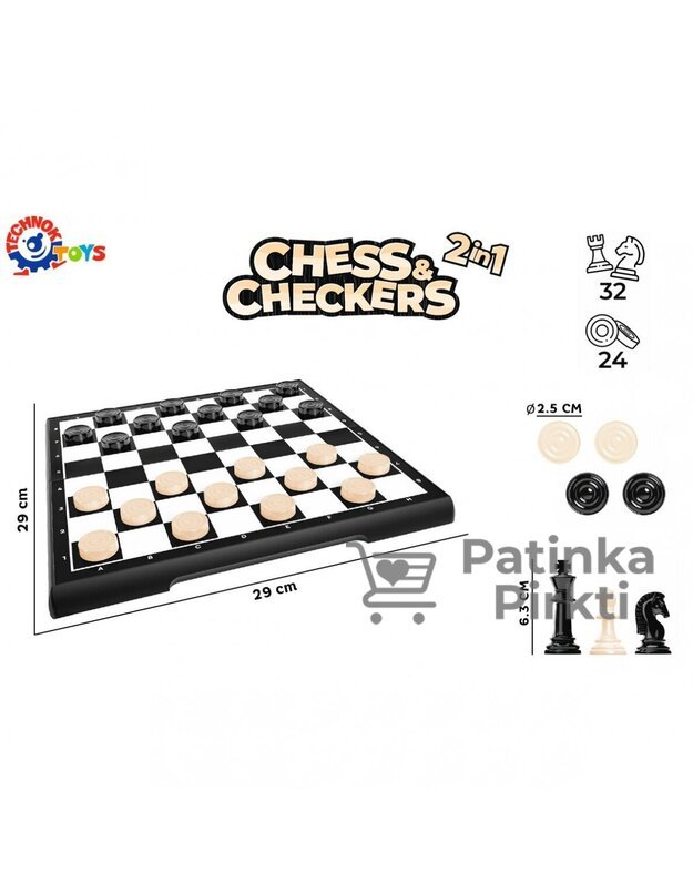 Šachmatai + Šaškės Technok