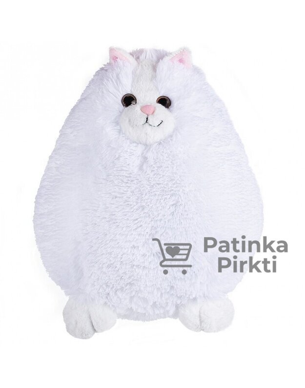 Pliušinis žaislas katinas Baltutis 28cm