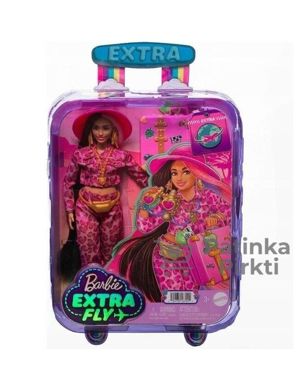 Barbie lėlė Extra fly Safari 