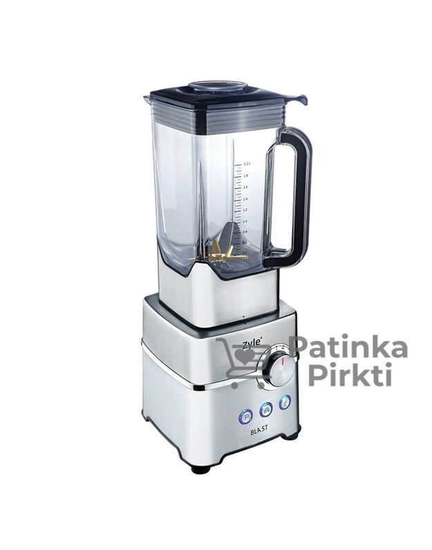 Kokteilinė Zyle Blast su titanu padengtais ašmenimis ZY326SBL, 2000 W