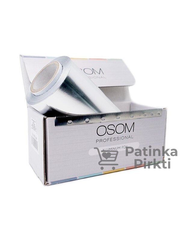 Folija plaukų dažymui 100m sidabrinė OSOM FOIL10015SID