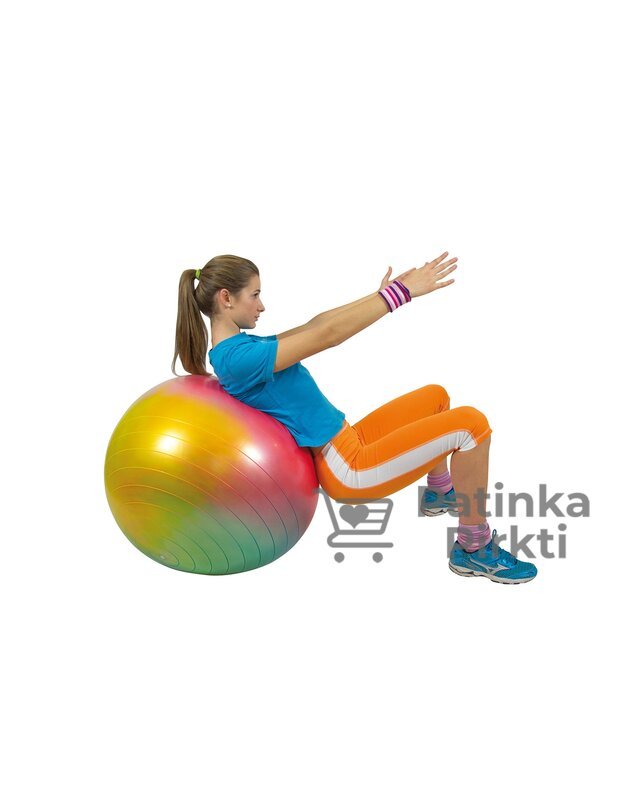 kamuolys mankštai, 75cm, skirtingų spalvų derinys, Gymnic Arte 75 