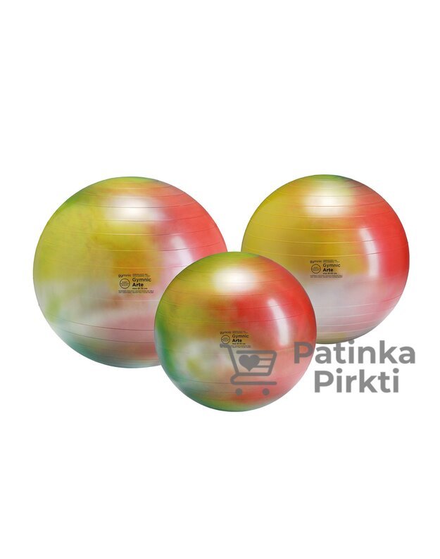 kamuolys mankštai, 75cm, skirtingų spalvų derinys, Gymnic Arte 75 