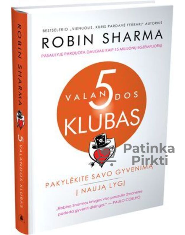 Knyga 5 VALANDOS KLUBAS Robinas Šarma