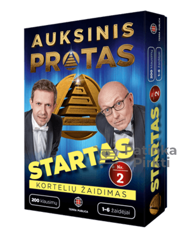 Stalo žaidimas Auksinis protas. Startas Nr. 2 