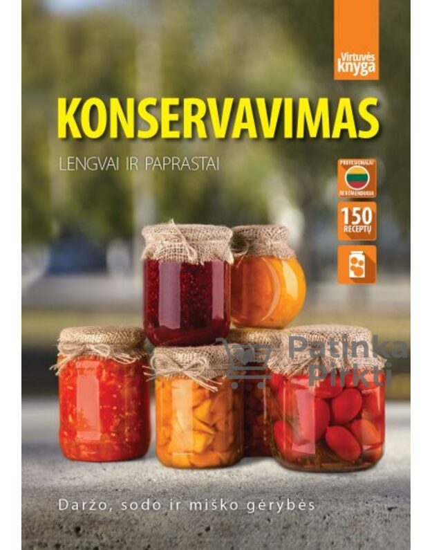 Knyga KONSERVAVIMAS. LENGVAI IR PAPRASTAI