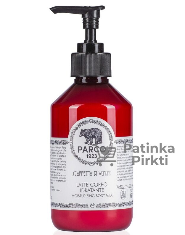 Pienelis kūno drėkinantis 'Scarpetta di Venere' 300 ml, PARCO 1923