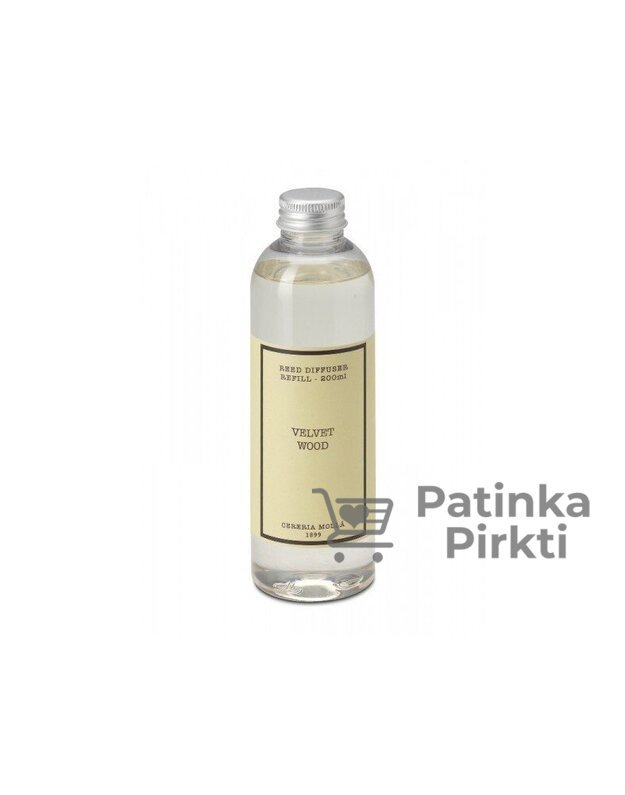 Namų kvapų papildymas Velvet wood, 200 ml Cereria Molla