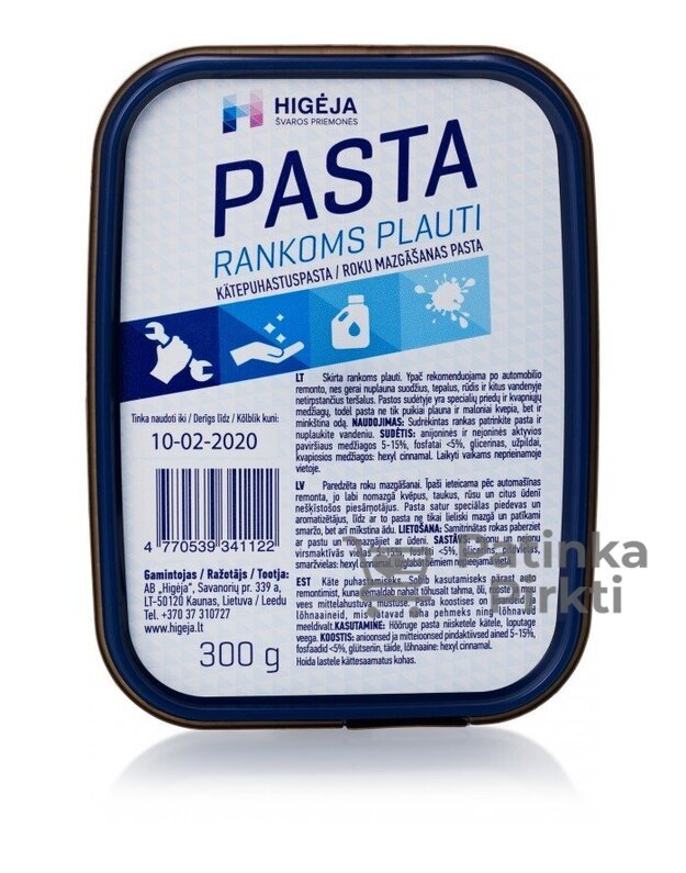 Pasta rankoms plauti, 300g