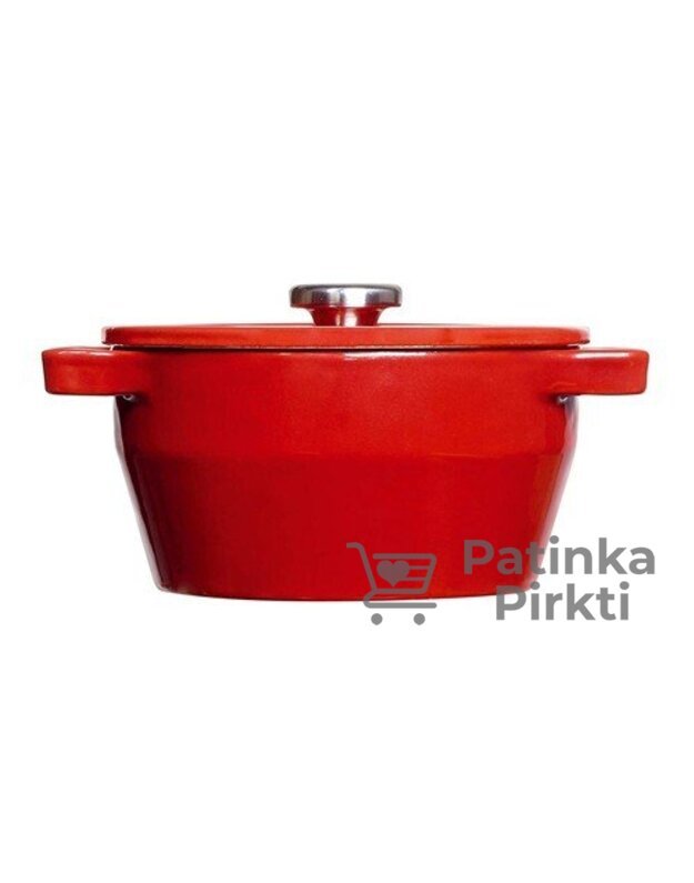 Raudonas ketaus puodas Pyrex SLOWCOOK, 24 cm 3,6 l