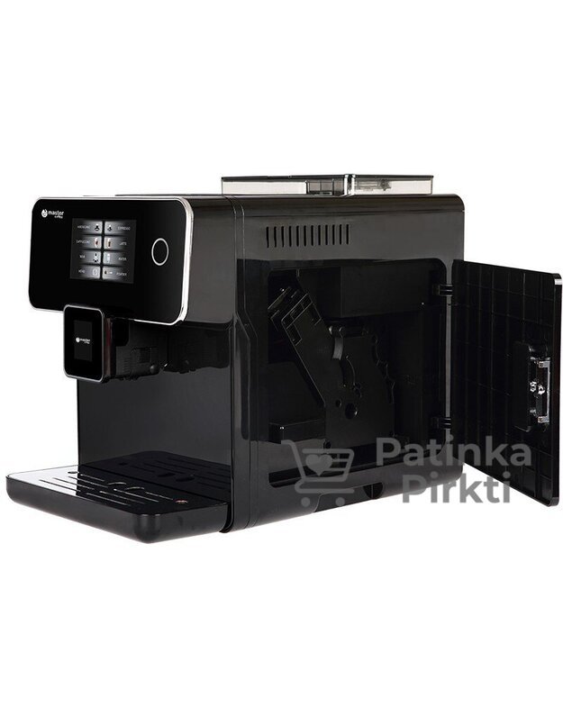 Kavos aparatas automatinis juodas Master Coffee MC10BL su liečiamuoju ekranu