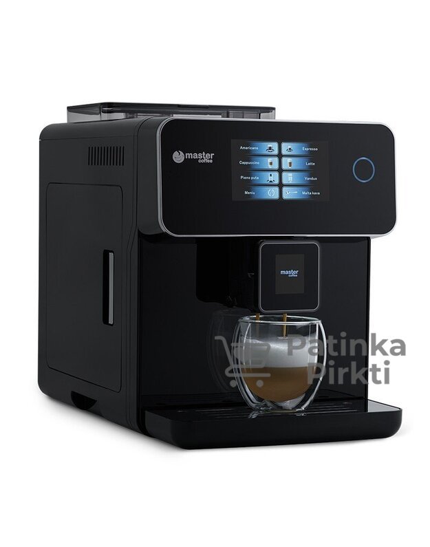 Kavos aparatas automatinis juodas Master Coffee MC10BL su liečiamuoju ekranu