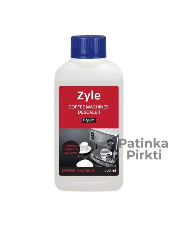 Nukalkinimo skystis kavos aparatams Zyle ZYDECALR, 250 ml,