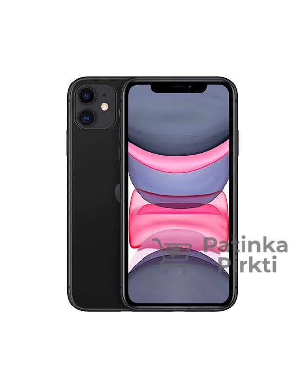 Išmanusis mobilusis telefonas APPLE iPhone 11 128GB Black.