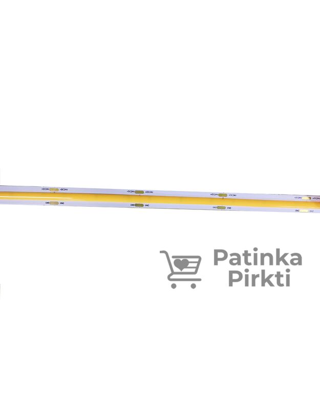 LED juosta 12V 7,5W IP22 528LED/m 6000K PMX PLSNCOBCW528