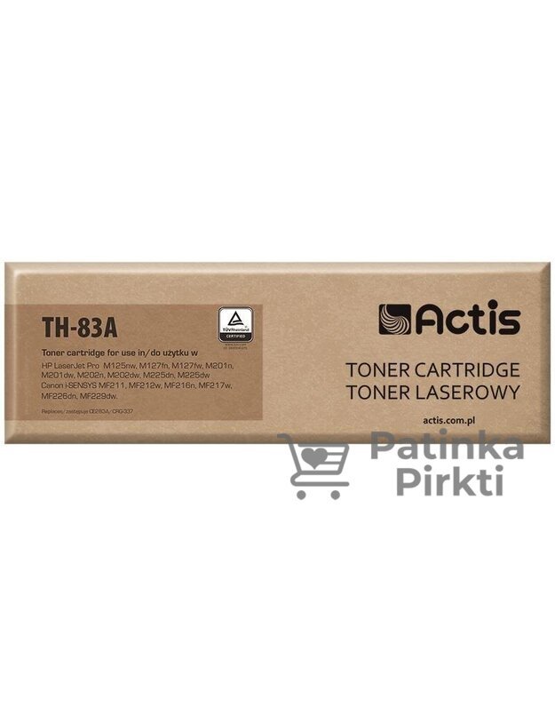 Toneris Actis TH-83A Juodas (HP CE283A)