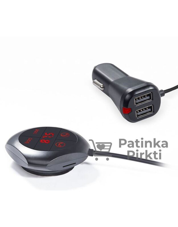 Automobilinis FM Siųstuvas Transmiteris MP3, SD/TF kortelių skaitytuvas, Laisvų rankų įranga, USB kroviklis, Bluetooth, CAR Q7S