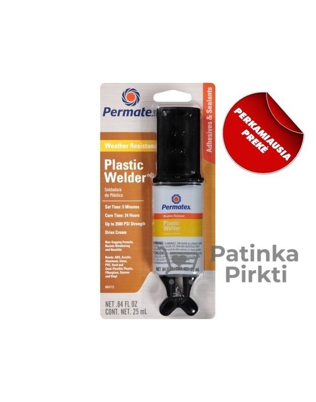 Klijai Permatex Plastic Welder 25ml