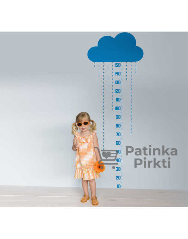 Ūgio Matavimo Lipdukas Vaikų Kambariui DEBESĖLIS