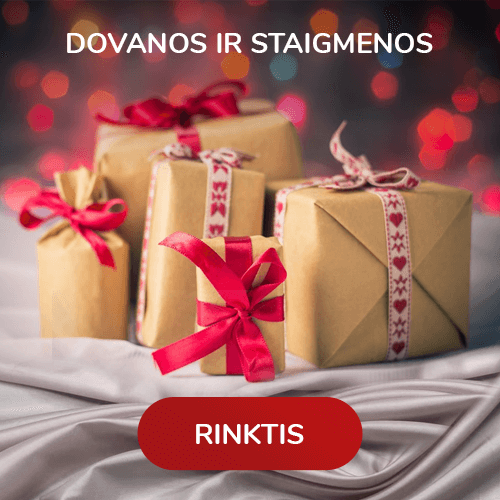 DOVANOS IR STAIGMENOS