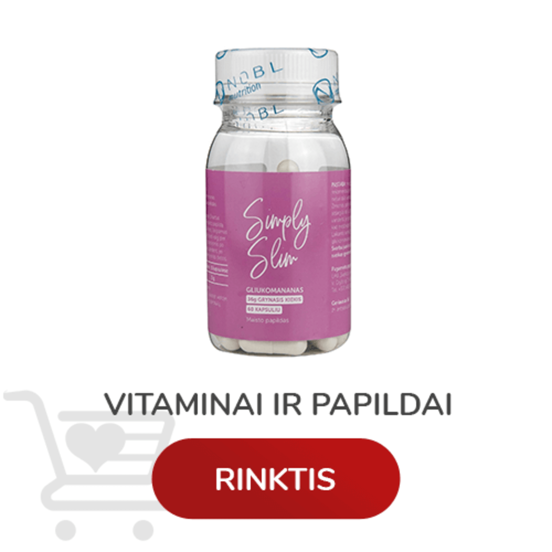 VITAMINAI IR PAPILDAI