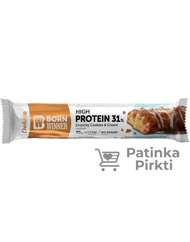 BW Deluxe protein bar Crunchy cookies and cream 64g