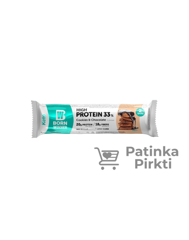 BW KETO protein bar Cookies &amp  chocolate 60g
