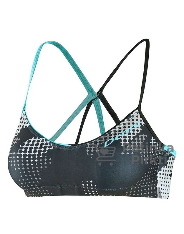 Dcore Pixel Camo Strap Bra Black