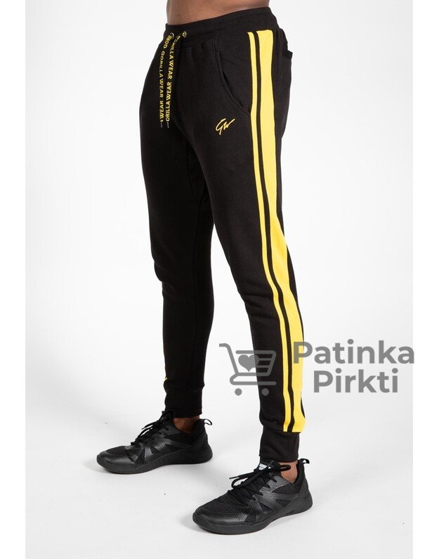 Gorilla Wear Banks Pants - Black/Yellow