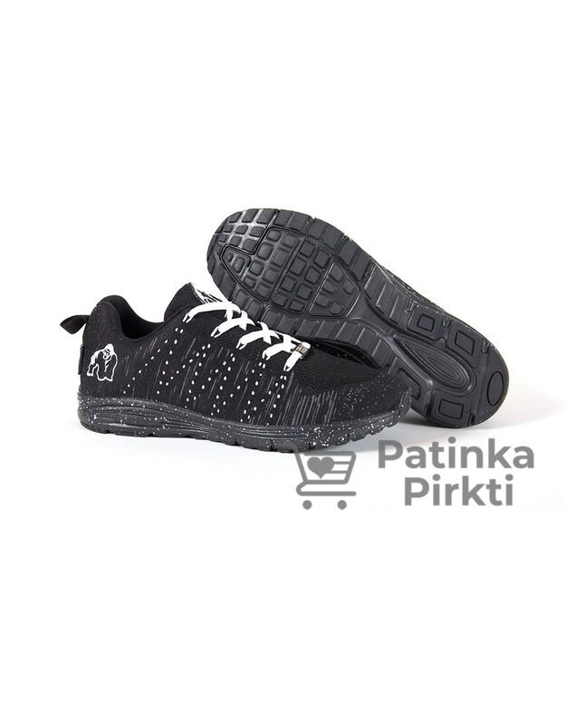 Gorilla Wear Brooklyn Knitted sneakers Black/White