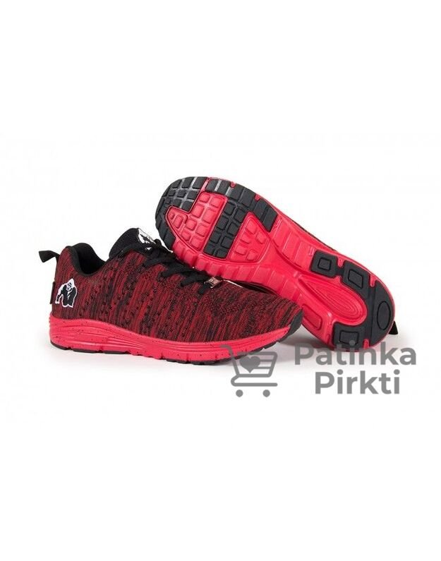 Gorilla Wear Brooklyn Knitted sneakers Red/Black